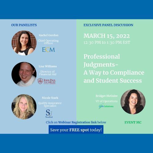 Professional Judgments- A way to Compliance and Student Success