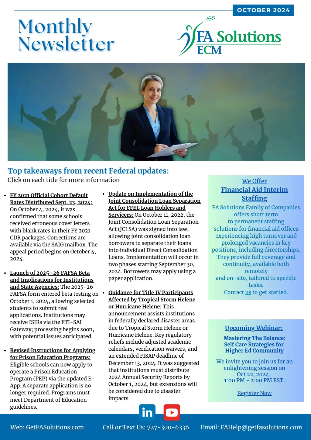 Top takeaways from recent Federal updates